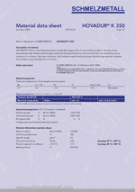 Material data sheet: HOVADUR® K350 thumbnail